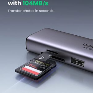 Bộ Chuyển Đổi 7-In-1 USB Type-C Ra HDMI 4K/60hz + USB + LAN Gigabit + PD100W + SD/TF - Ugreen 60515