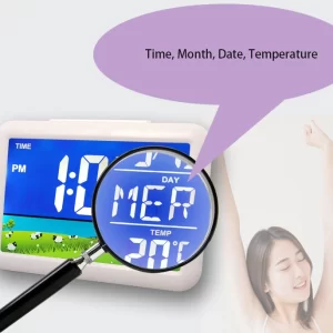 Đồng Hồ LCD Kỹ Thuật Số Để Bàn - L01