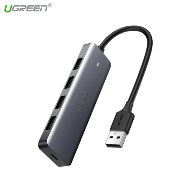Bộ Chia USB Type-C Ra 4 Cổng USB 3.0 Có Hỗ Trợ Nguồn Ugreen 70336