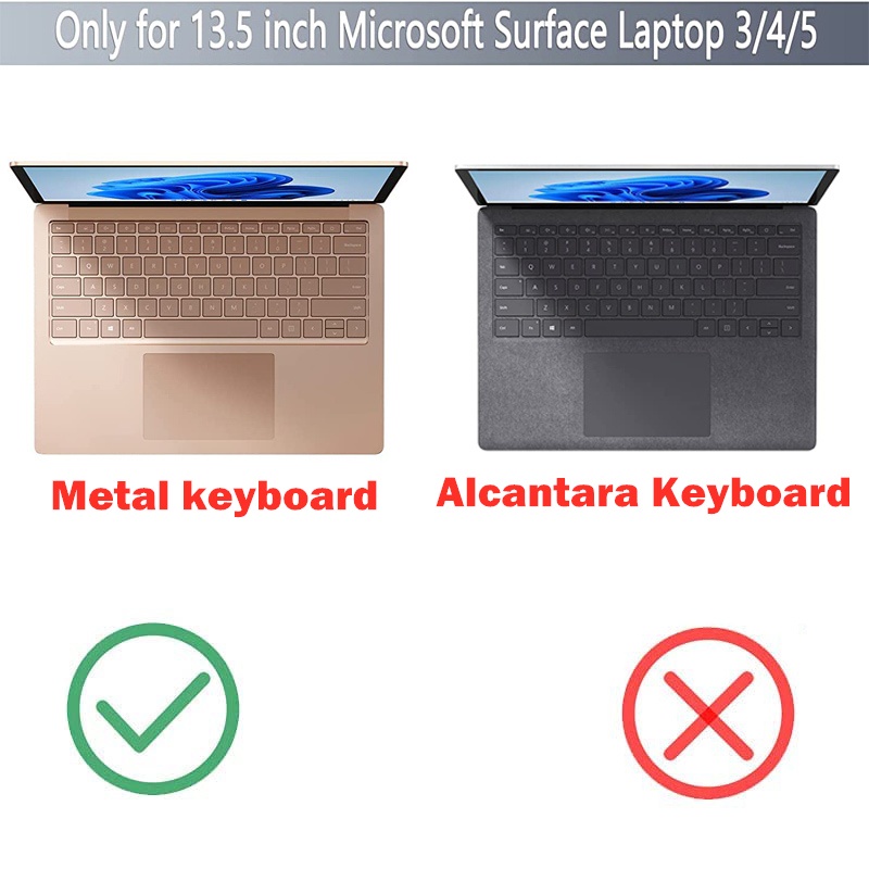 lưu ý khi dùng ốp Surface Laptop 13.5-inch